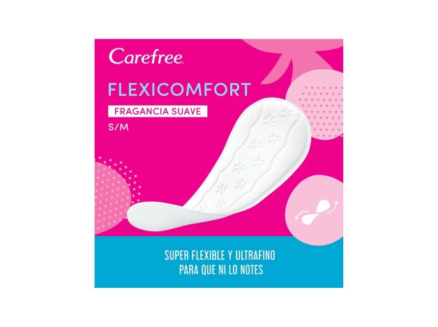 Carefree Flexicomfort Fragancia Suave Talla S/M...