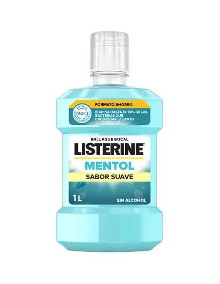 Mentol Suave 0% Alcohol Enjuague Bucal 1000 Ml