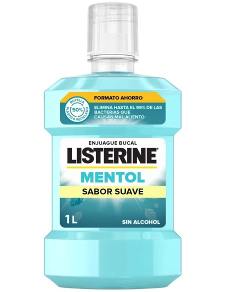 Mentol Suave 0% Alcohol Enjuague Bucal 1000 Ml