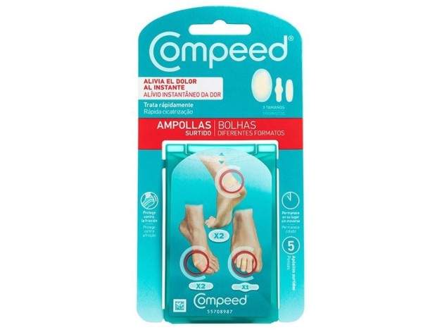 Ampollas Surtido 3 Tamaños 5 Apósitos