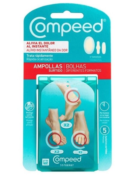 Ampollas Surtido 3 Tamaños 5 Apósitos