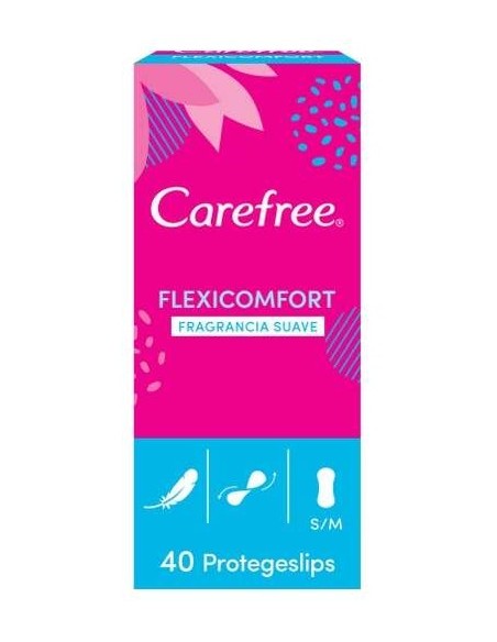 Carefree Flexicomfort Fragancia Suave Talla S/M 40Uds