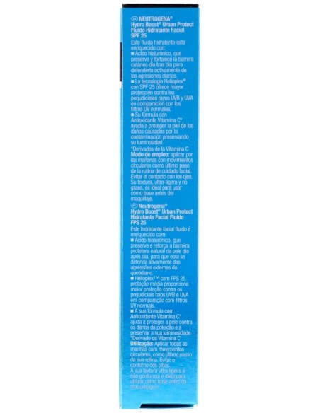 Neutrogena® Hydro Boost® Urban Protect Hidratante Facial Fluido Spf 25 50Ml
