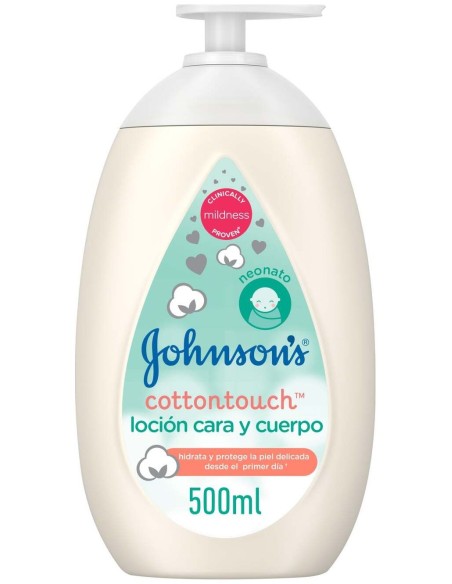 Johnson'S Baby Cotton Touch Loción Cara Y Cuerpo 500Ml