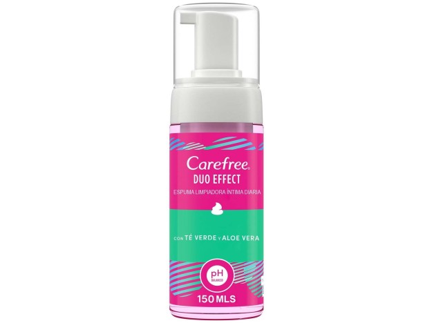 Carefree Duo Effect Espuma Íntima Té Verde Y...