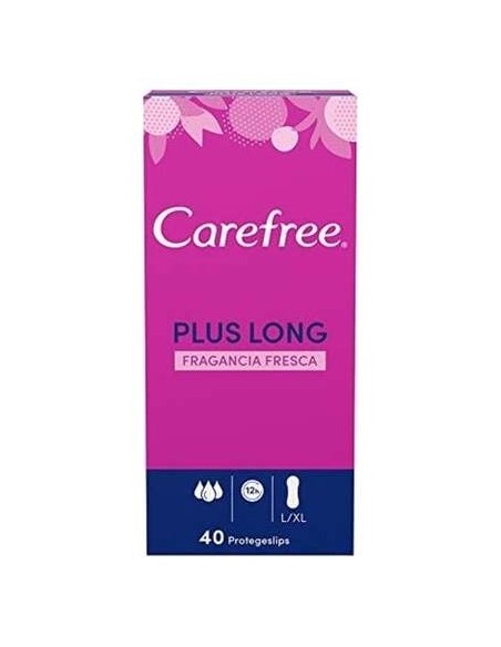 Carefree Carefree Plus Long Protector Fragancia Fresca 40Uds