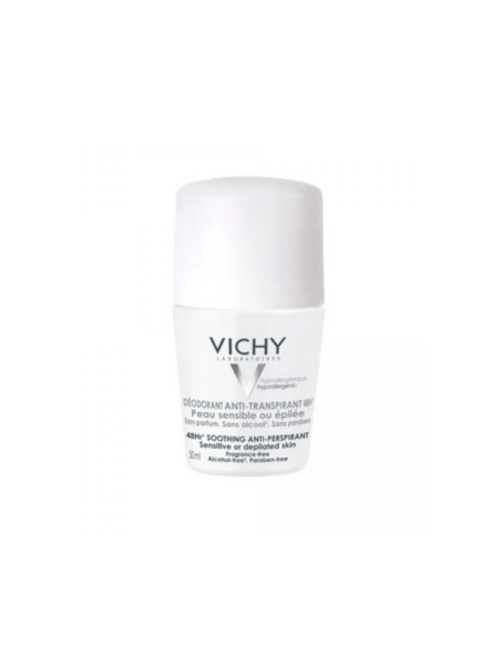 Vichy Antitranspirante Bola Piel Sensible O Depilada 48H 50 ml