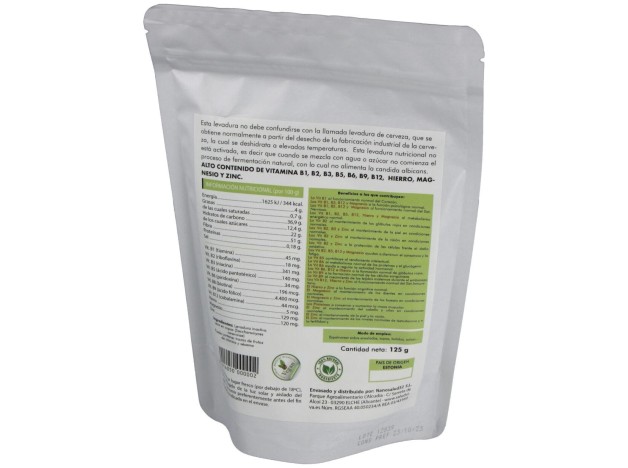 Levadura Nutricional Con Vitamina B12 150Gr. Vegan
