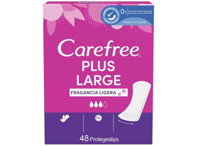 Carefree Plus Large Protector Fragancia Ligera...