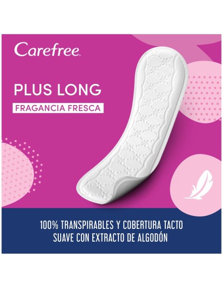 Carefree Carefree Plus Long Protector Fragancia Fresca 40Uds