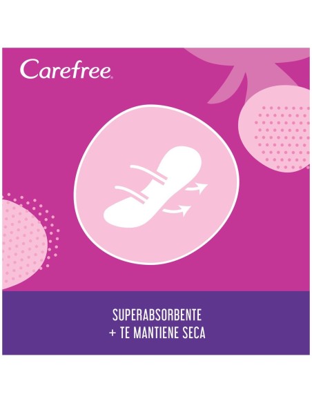 Carefree Plus Large Protector Fragancia Ligera 48 U