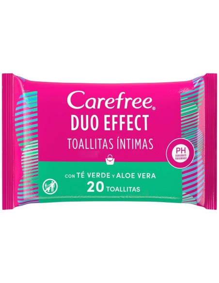 Carefree Toallitas Intimas Con Te Very Aloe Vera 20Uds