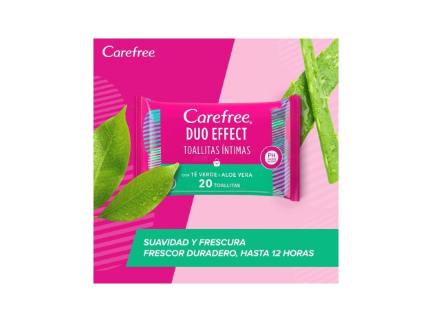 Carefree Toallitas Intimas Con Te Very Aloe...