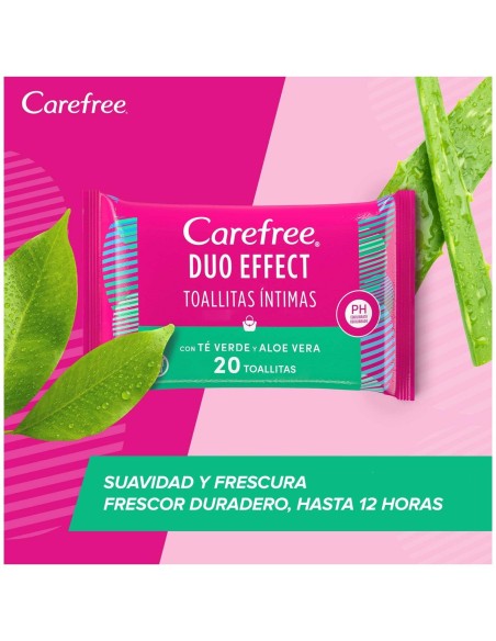 Carefree Toallitas Intimas Con Te Very Aloe Vera 20Uds