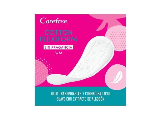 Carefree Cotton Feel Normal Sin Fragancia Talla...