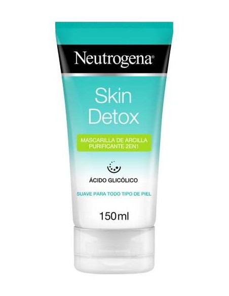 Neutrogena® Skin Detox Mascarilla De Arcilla Purificante 2 En 1 150 Ml