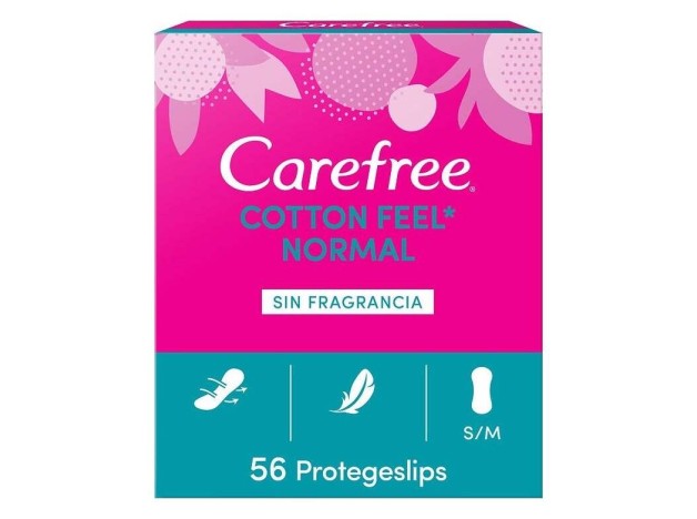 Carefree Cotton Feel Normal Sin Fragancia Talla...