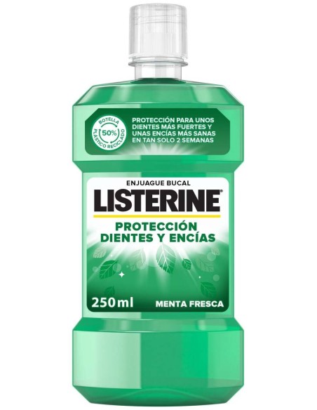 Enjuague Bucal Listerine Protección De Dientes Y Encías 250Ml