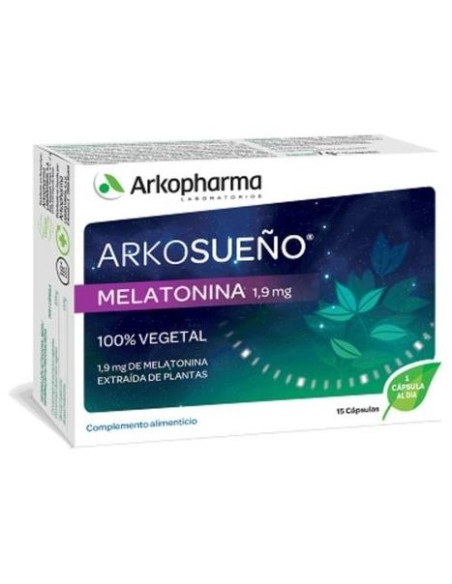 Arkopharma Arkosueño Melatonina 1_9Mg 15Caps
