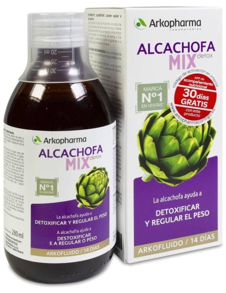 Arkopharma Arkofluido Alcachofa Mix Detox Bio 280Ml