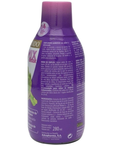 Arkopharma Arkofluido Alcachofa Mix Detox Bio 280Ml