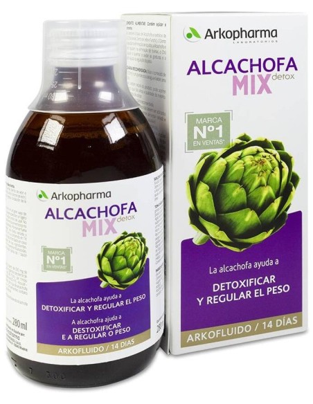 Arkopharma Arkofluido Alcachofa Mix Detox Bio 280Ml