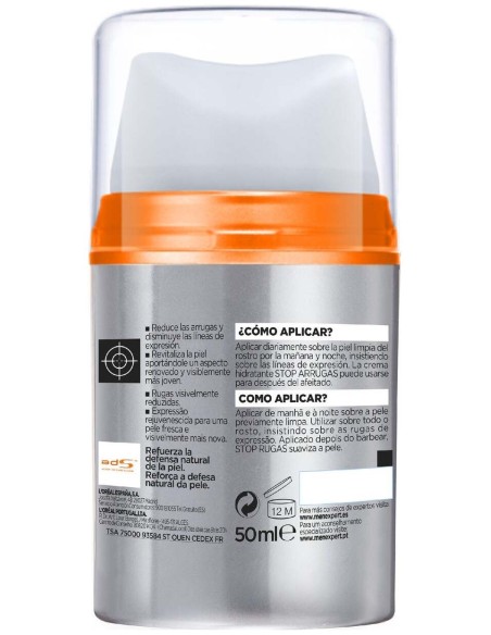 Men Expert Stop Arrugas 50 Ml