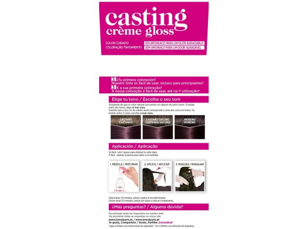 L'Oreal Casting Creme Gloss 316-Violin 3Uds