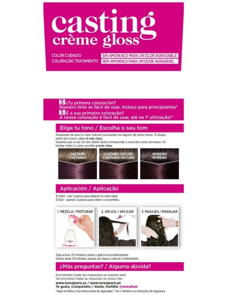 L'Oreal Casting Creme Gloss 316-Violin 3Uds