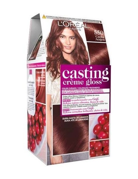 L'Oreal Casting Creme Gloss 550-Mahogany 3Uds