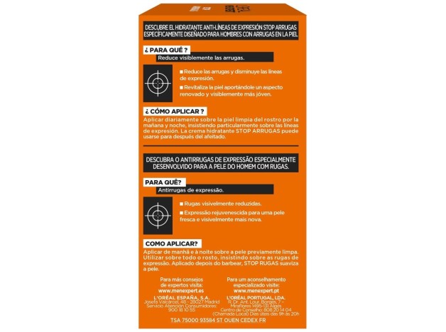 Men Expert Stop Arrugas 50 Ml