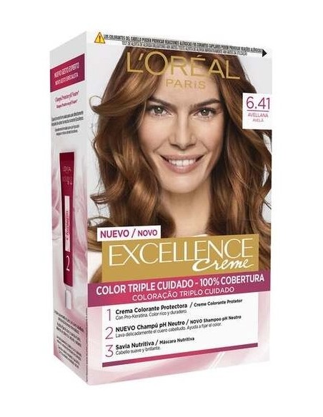 L'Oreal Set Excellence Creme Hair Color 641 Hazelnut