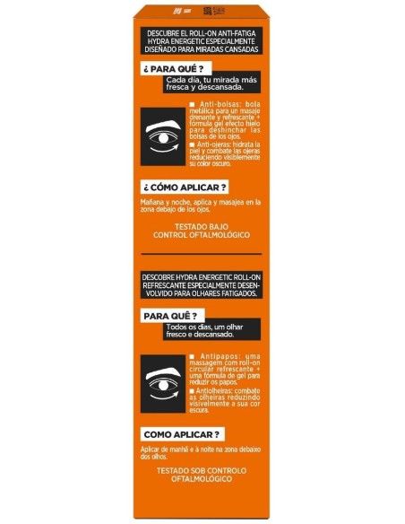 L'Oreal Men Expert Hydra Energetic Eye Roll-On 10Ml