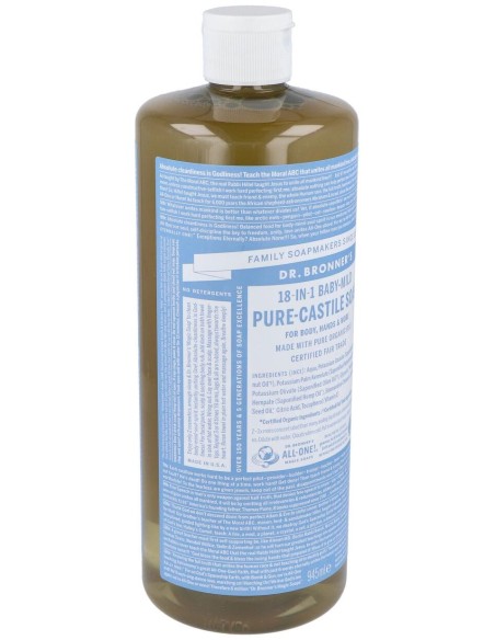 Dr. Bronner'S Jabón Líquido Bebé Neutral 946Ml