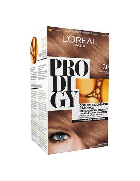 L'Oreal Prodigy Permanent Hair Color 7.0-Almond 4Uds