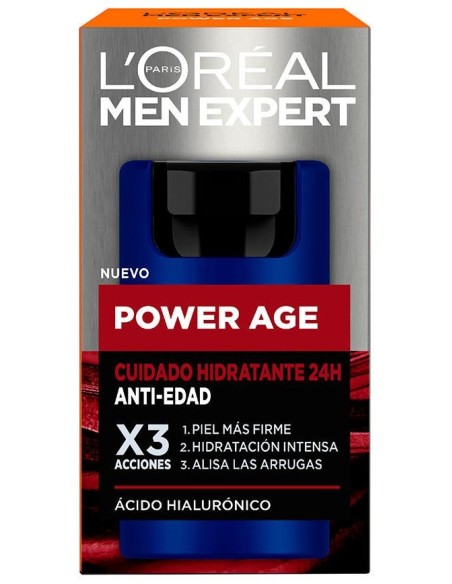 Men Expert Power Age Crema A.Hialurónico Anti-Edad 50 Ml