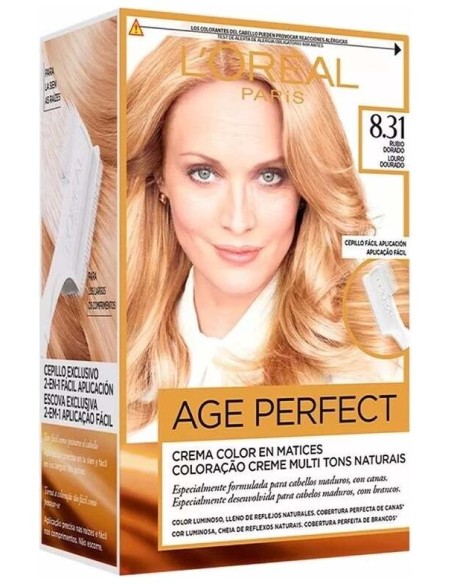 L'Oreal Set Excellence Age Perfect Hair Color 831 Golden Blonde