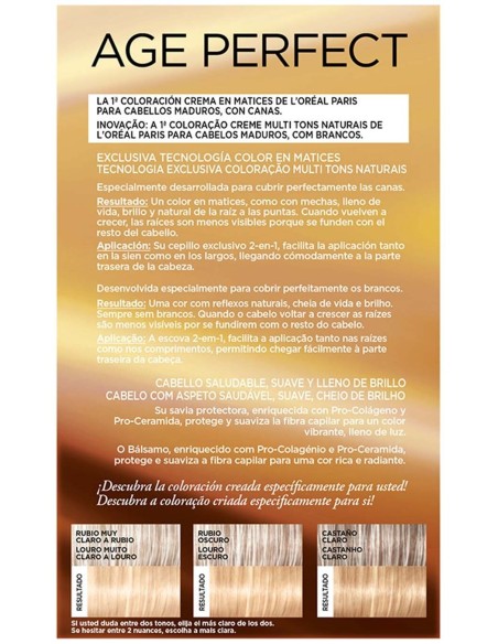 L'Oreal Set Excellence Age Perfect Hair Color 831 Golden Blonde