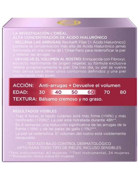 L'Oreal Revitalift Filler Anti-Aging Volumizing Day Cream 50Ml