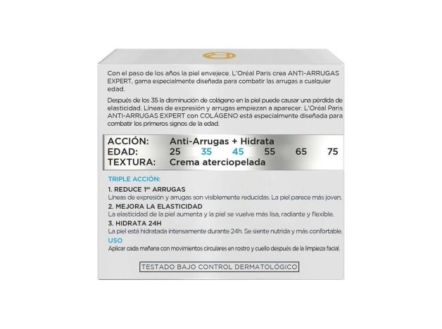 L'Oreal Anti-Arrugas Expert Colageno +35 Crema...