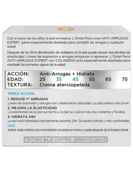 L'Oreal Anti-Arrugas Expert Colageno +35 Crema 50Ml
