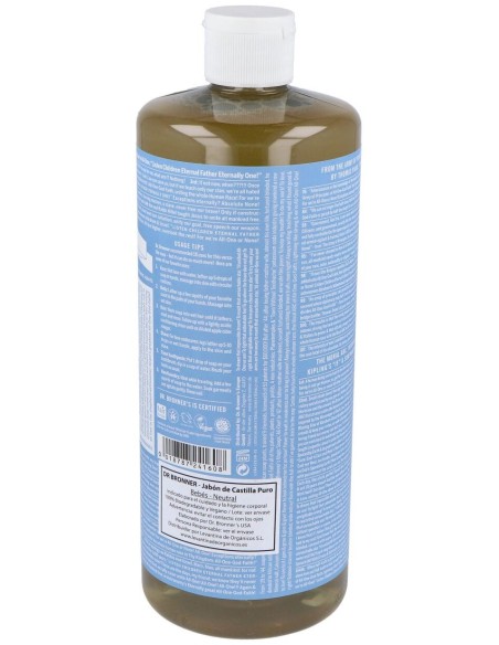 Dr. Bronner'S Jabón Líquido Bebé Neutral 946Ml