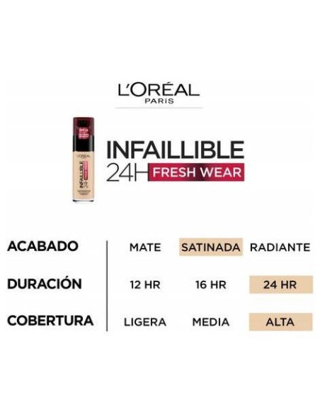 Infaillible 32H Maquillaje Fresh Wear Spf25 100-Linen 30 Ml