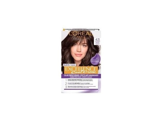 Excellence Creme Tinte 4.11-Castaño Ceniza...
