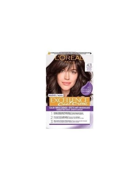 Excellence Creme Tinte 4.11-Castaño Ceniza Intenso 1 U