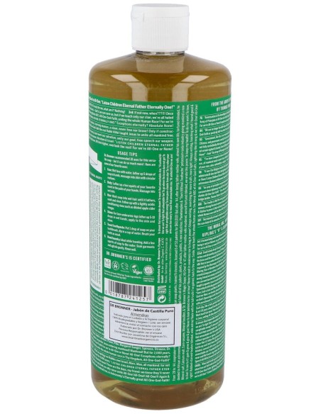 Dr. Bronner'S Jabón Líquido Almendras Bio 945Ml