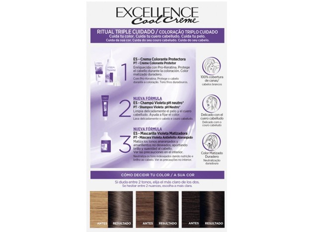 Excellence Creme Tinte 6.11-Rubio Oscuro Ceniza...
