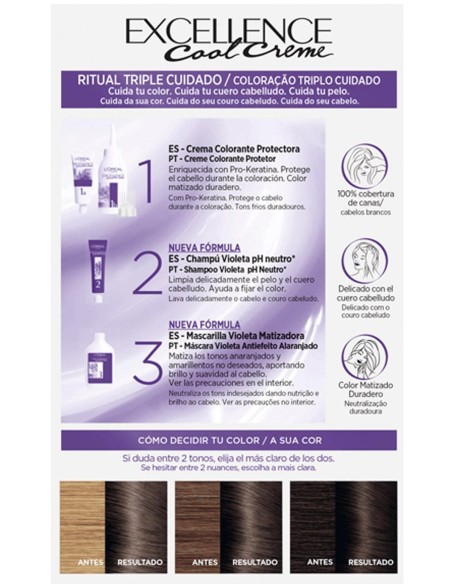 Excellence Creme Tinte 6.11-Rubio Oscuro Ceniza 1 U