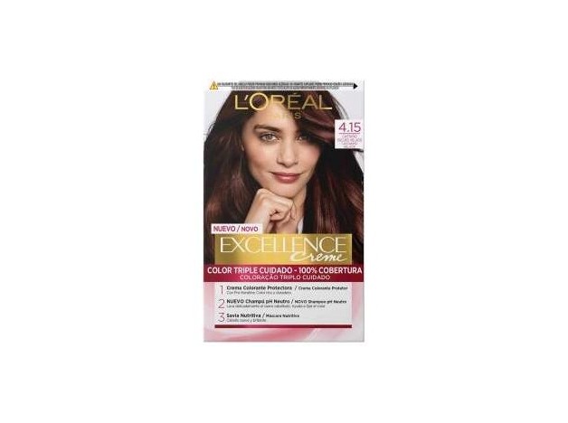 L'Oreal Excellence Creme Tinte 4.15 - Castaño...