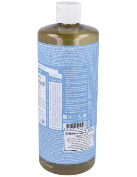 Dr. Bronner'S Jabón Líquido Bebé Neutral 946Ml